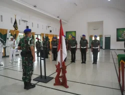 Danyonpomad Puspomad Memimpin Acara Tradisi Alih Tugas dan Pelepasan Personel Yonpomad