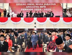 Panglima TNI Dampingi Presiden RI Hadiri Pelantikan Anggota MPR, DPR dan DPD RI