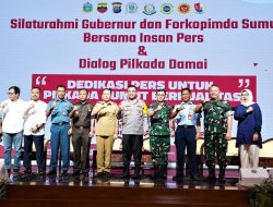 Pangdam I/BB Hadiri Dialog Pilkada Damai Bersama Gubernur, Forkopimda Sumut dan Insan Pers