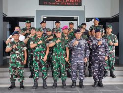 Pangdam I/BB Lakukan Kunjungan Kehormatan ke Lantamal IV Batam