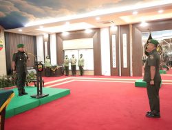 Pangdam I/BB Pimpin Sertijab Danbrigif 7/RR dan Penyerahan Jabatan Kababinminvetcaddam I/BB