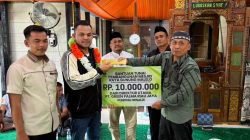 Dari Masjid Tertua dirut PT Green Palma Hadir untuk Masyarakat Kampar Hulu