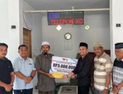 Pebriyan Winaldi Salurkan Bantuan untuk Masjid Nur Hidayah, Warga Kampung Pinang Sampaikan Doa dan Apresiasi